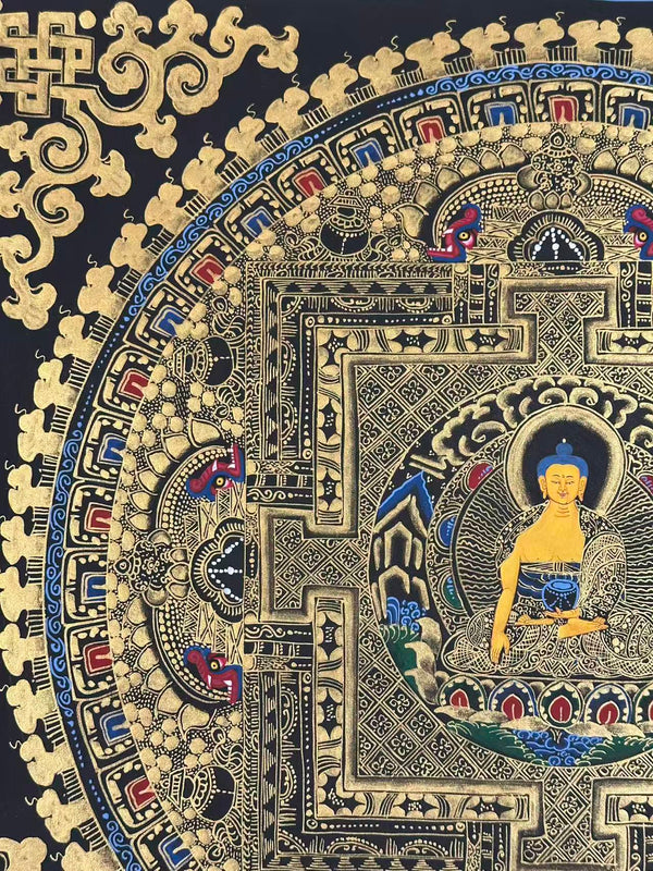 Kalachakra Mandala Tibetan Thangka Painting