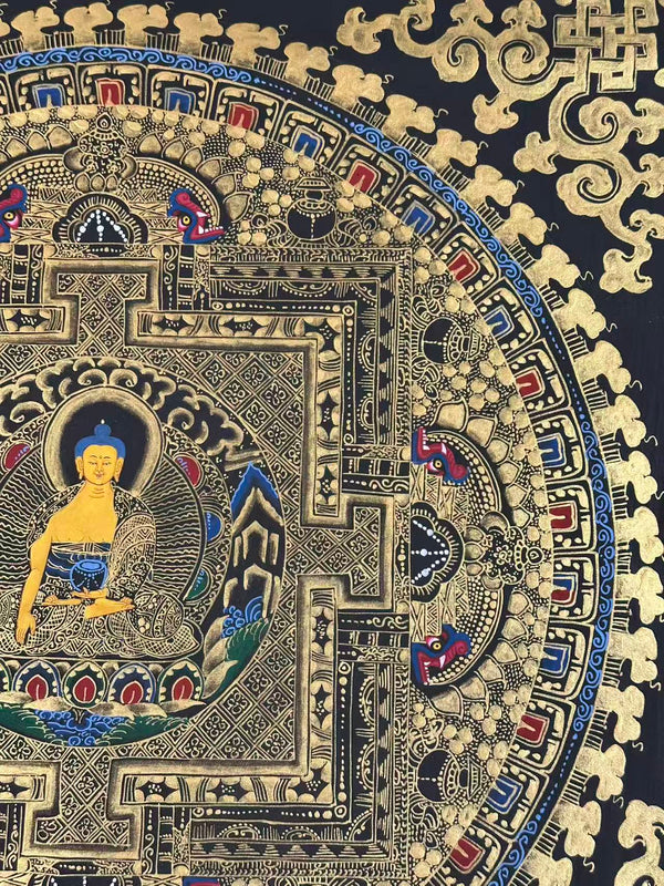 Kalachakra Mandala Tibetan Thangka Painting
