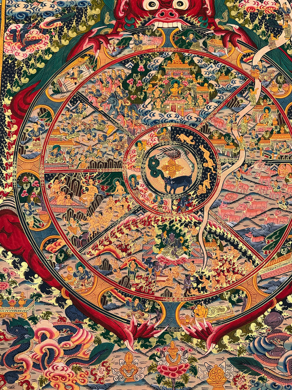 Wheel Of Life Masterpiece Thangka