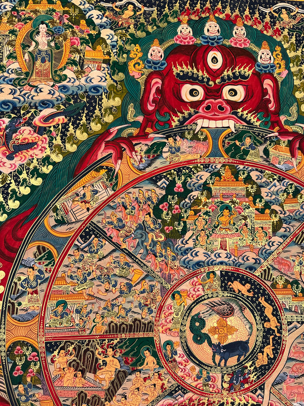 Wheel Of Life Masterpiece Thangka