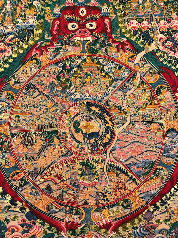 Wheel Of Life Masterpiece Thangka