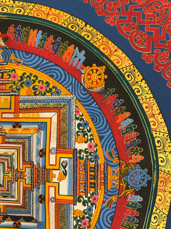 Kalachakra Mandala Tibetan Thangka Painting