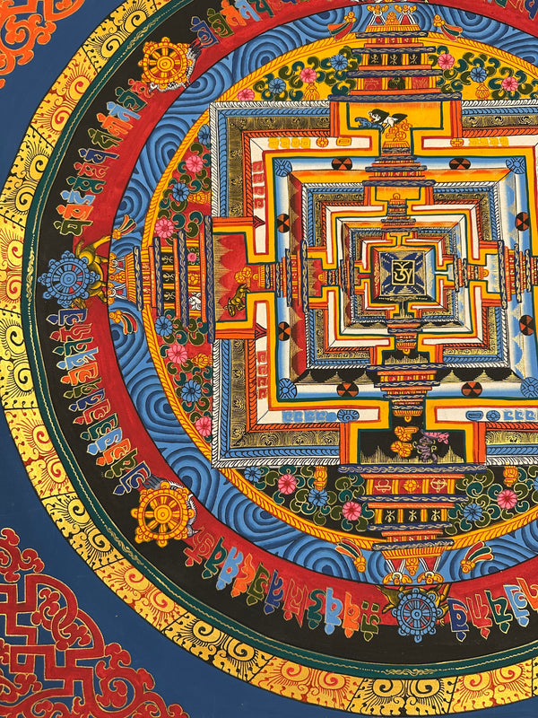Kalachakra Mandala Tibetan Thangka Painting