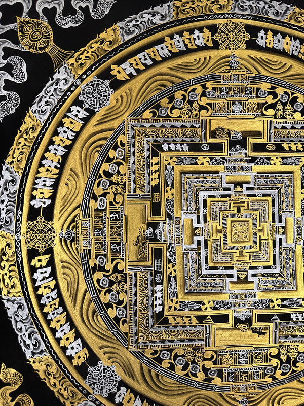 Kalachakra Mandala Tibetan Thangka Painting