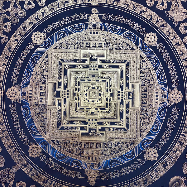 Kalachakra Mandala Tibetan Thangka Painting