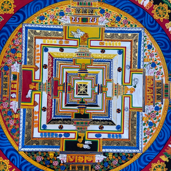 Kalachakra Mandala Tibetan Thangka Painting