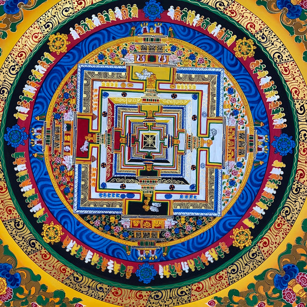 Kalachakra Mandala Tibetan Thangka Painting