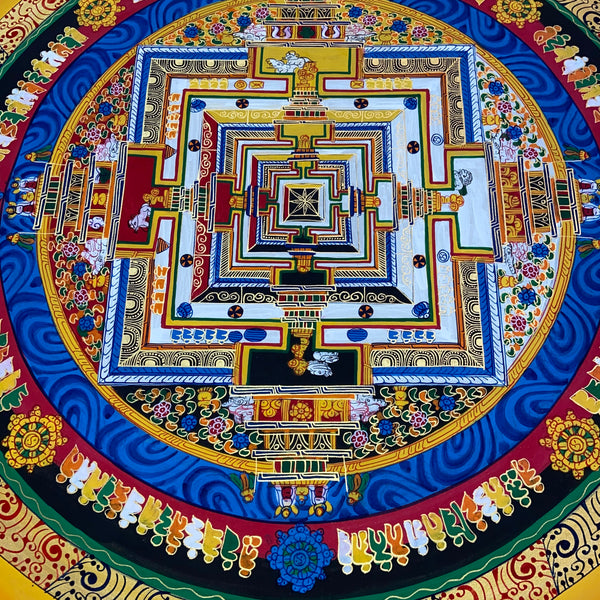 Kalachakra Mandala Tibetan Thangka Painting