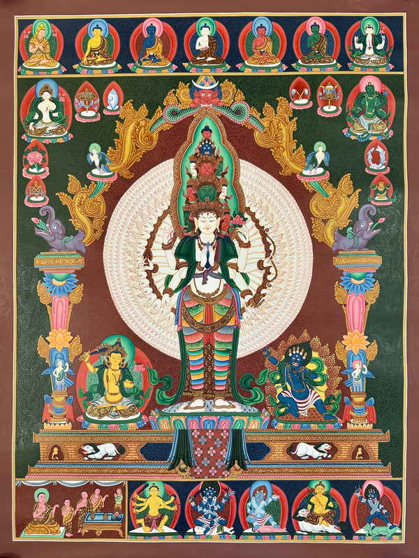 Avalokiteshvara Thangka Painting