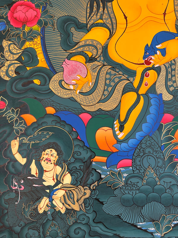 Pancha(Five) Jambhala Large Thangka