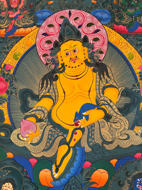 Pancha(Five) Jambhala Large Thangka