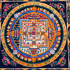 Kalachakra Mandala Large Tibetan Thangka Painting