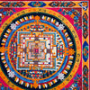Kalachakra Mandala Large Tibetan Thangka Painting