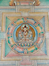 Chenrezig Mandala Silver Thangka