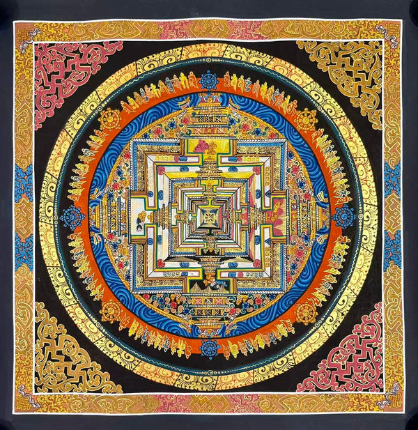 Kalachakra Mandala Tibetan Thangka Painting