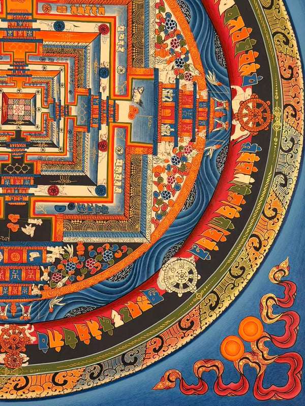 Kalachakra Mandala Tibetan Thangka Painting