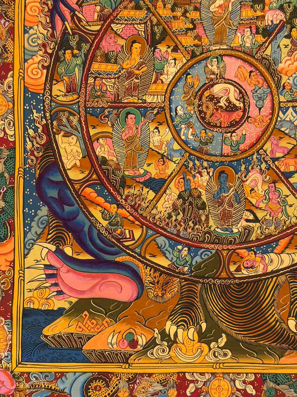 Wheel Of Life Masterpiece Thangka