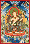 Goddess Saraswati Thangka