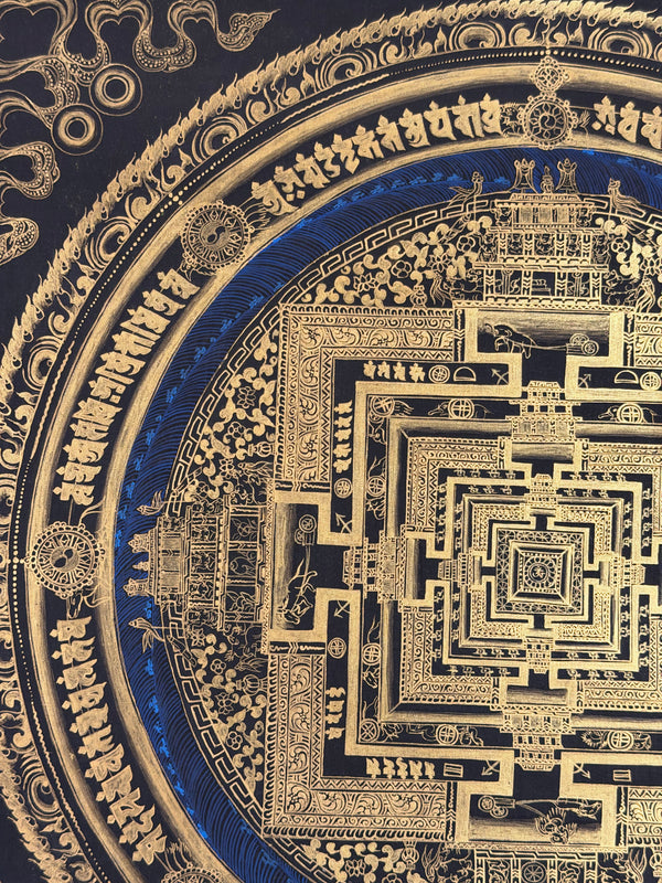 Kalachakra Mandala Tibetan Thangka Painting
