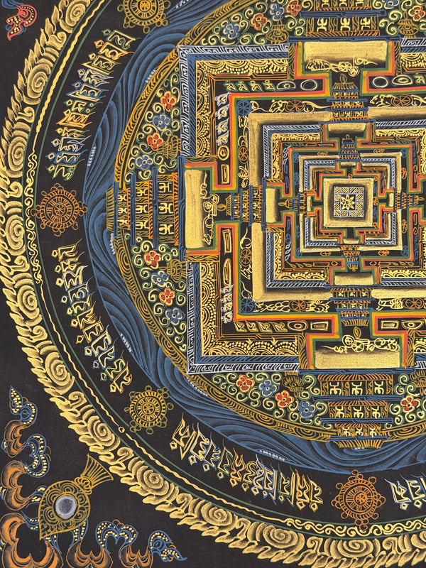 Kalachakra Mandala Tibetan Thangka Painting