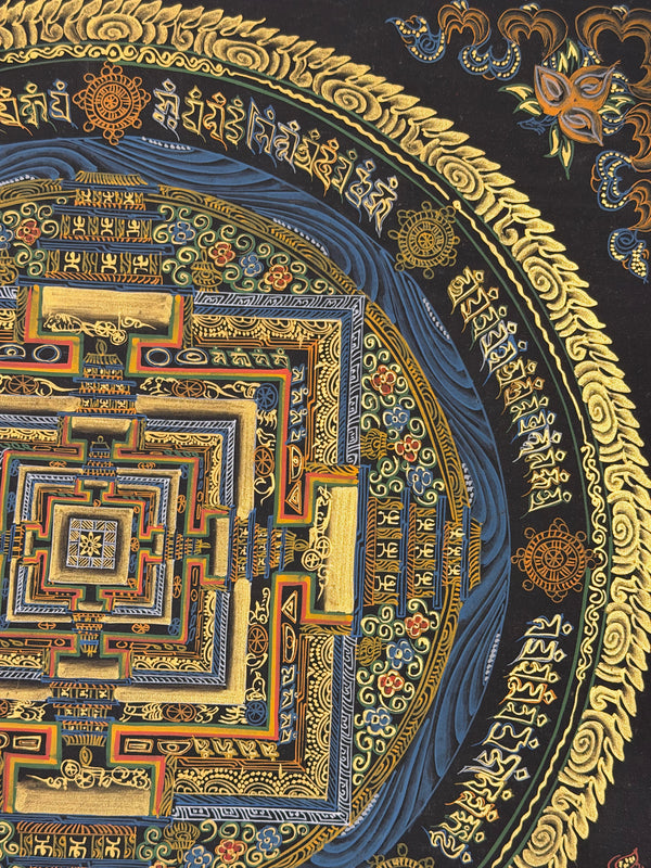 Kalachakra Mandala Tibetan Thangka Painting