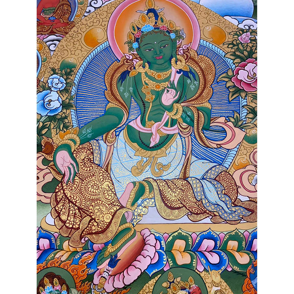 Green Tara Thangka