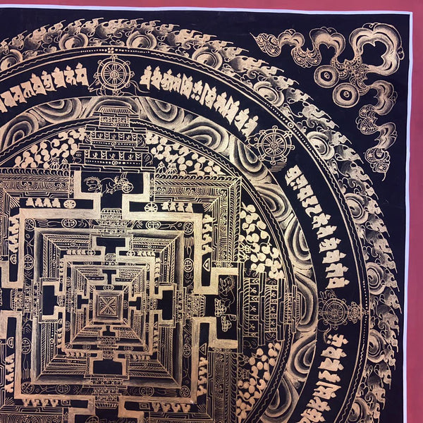 Kalachakra Mandala Tibetan Thangka Painting