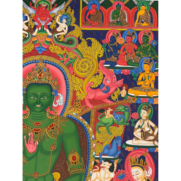 Amogasiddhi Buddha Thangka
