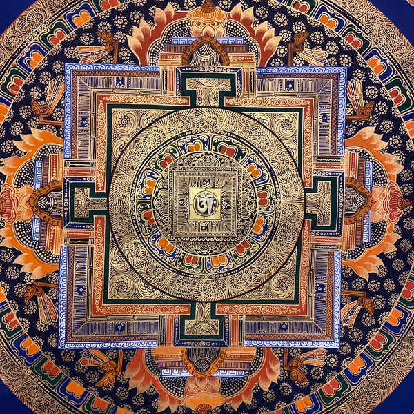 Om Mantra Mandala Thangka