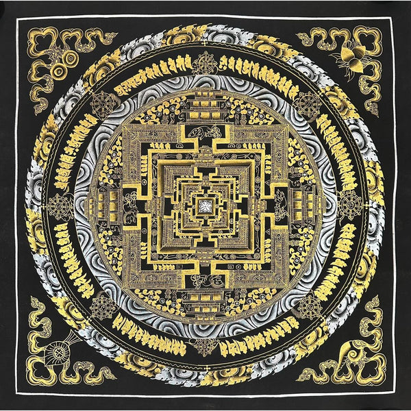 Kalachakra Mandala Tibetan Thangka Painting