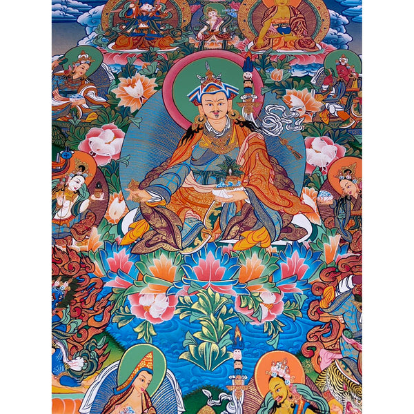 Eight Manifestations of Guru Padmasambhava Thangka