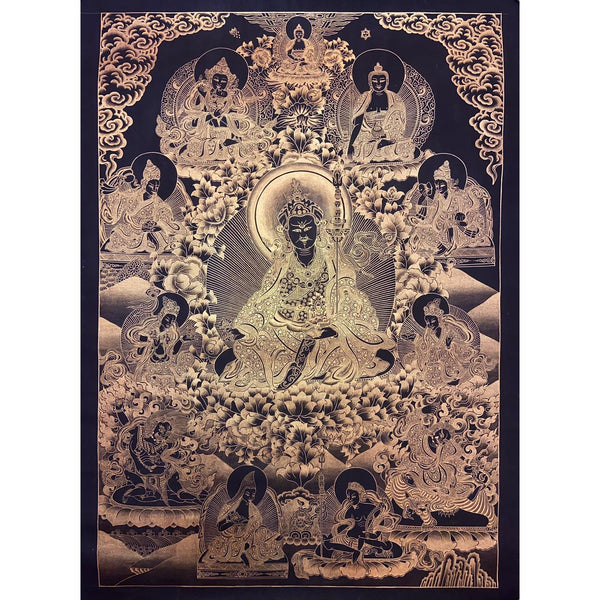Guru Rinpoche Eight Manifestation of Padmasambhava Thangka
