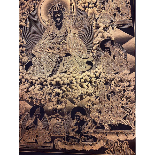 Guru Rinpoche Eight Manifestation of Padmasambhava Thangka