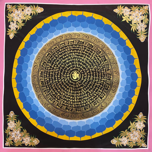 Om Mantra Mandala Thangka