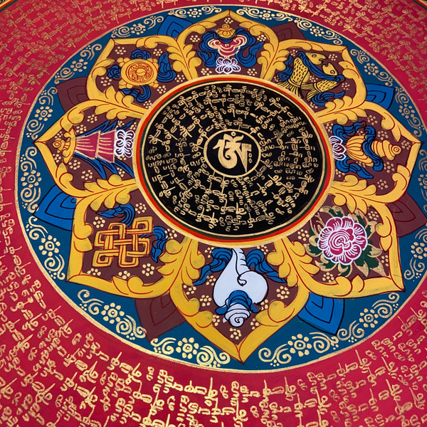 Om Mantra Mandala Thangka