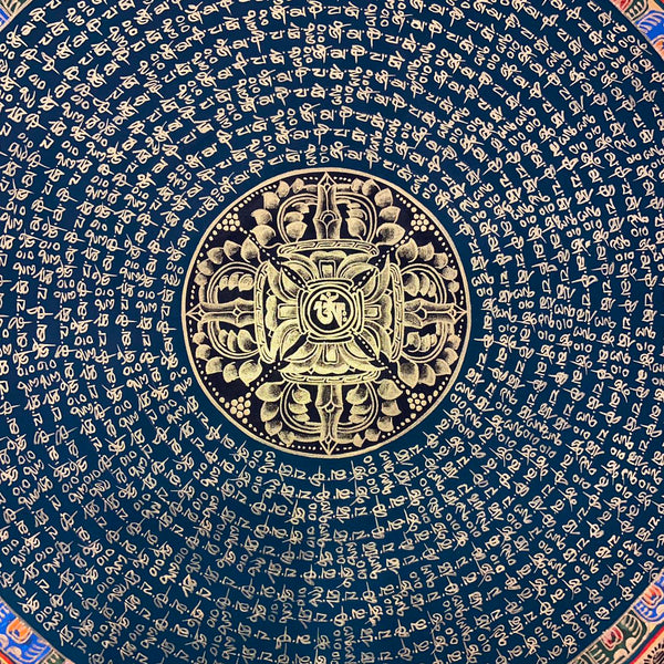 Om Mantra Mandala Thangka
