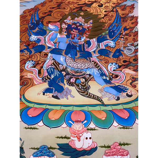 Vajrakilaya Masterpiece Thangka