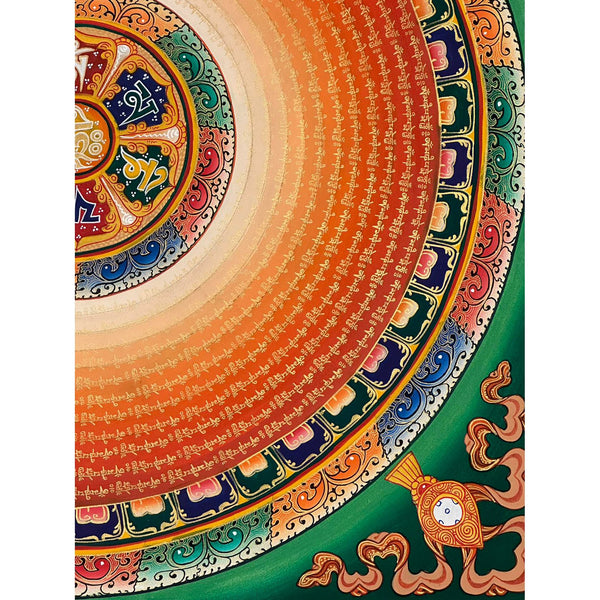 Om Mantra Mandala Thangka