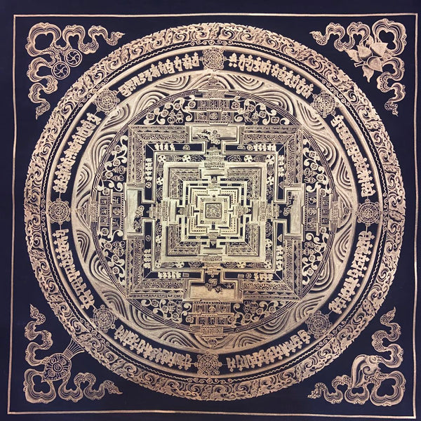 Kalachakra Mandala Tibetan Thangka Painting