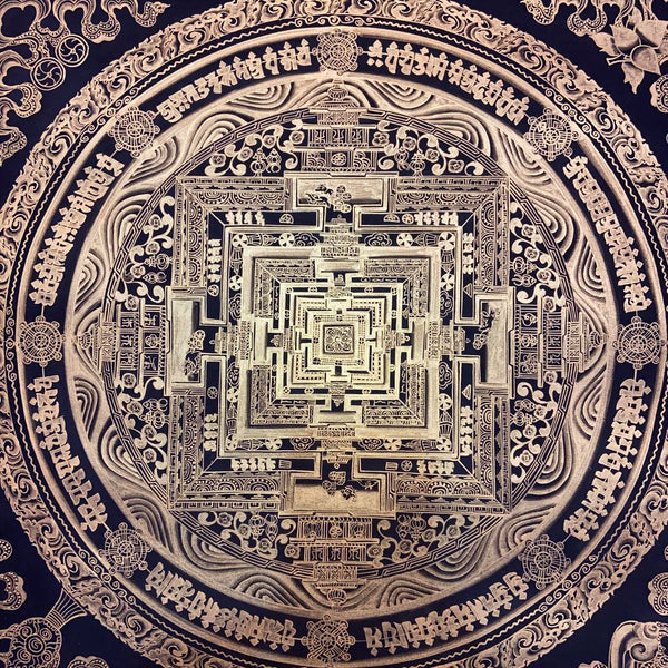 Kalachakra Mandala Tibetan Thangka Painting