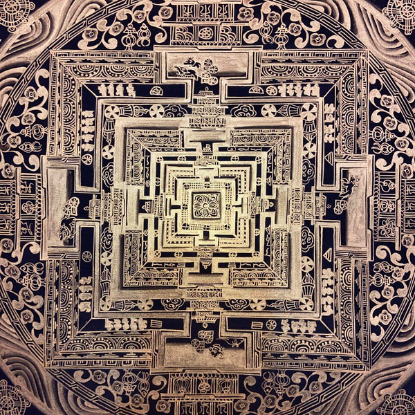 Kalachakra Mandala Tibetan Thangka Painting
