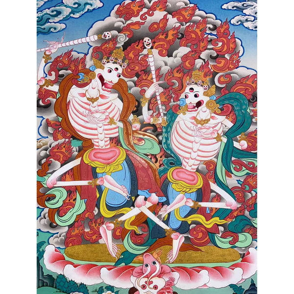 Citipati Thangka