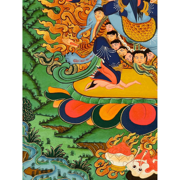 Vajrakilaya Masterpiece Thangka