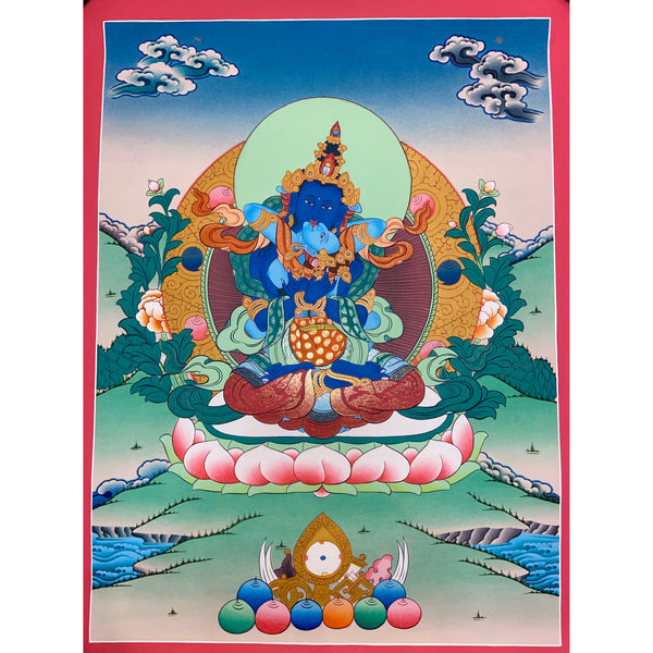 Vajrasattva Consort Thangka