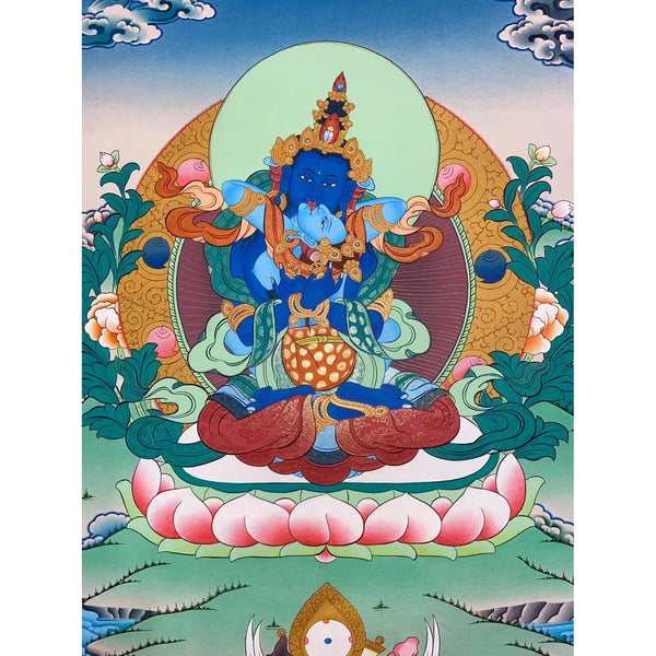 Vajrasattva Consort Thangka