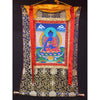 Medicine Buddha Thangka - Silk Framed