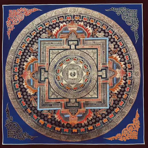 Kalachakra Mandala Tibetan Thangka Painting