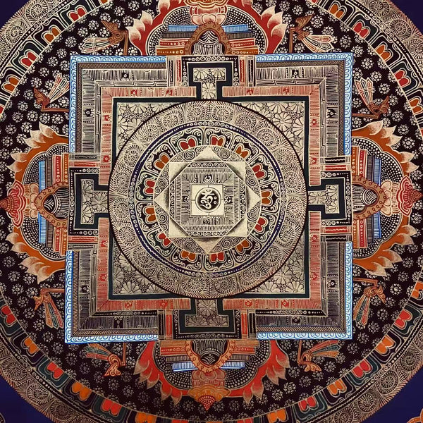 Kalachakra Mandala Tibetan Thangka Painting
