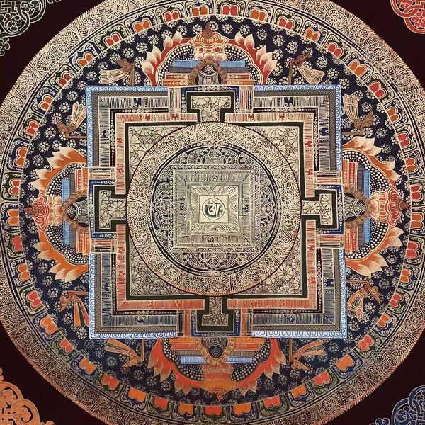 Kalachakra Mandala Tibetan Thangka Painting