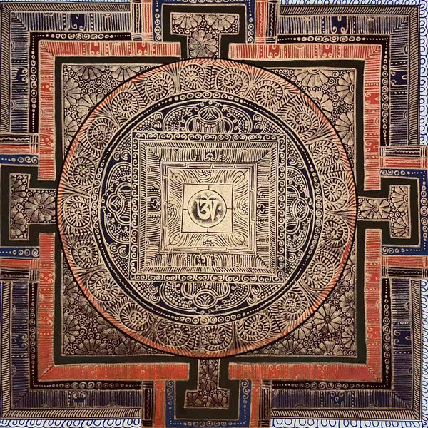 Kalachakra Mandala Tibetan Thangka Painting